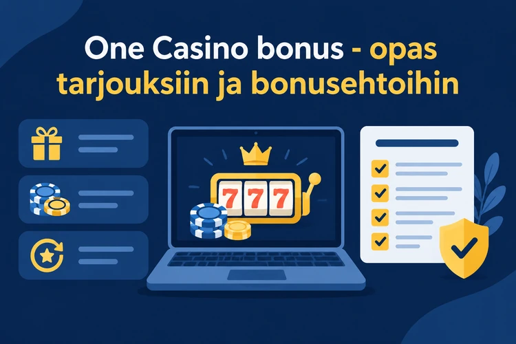 One Casino bonus - opas tarjouksiin ja bonusehtoihin