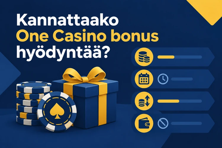 Näin One Casino bonus aktivoidaan