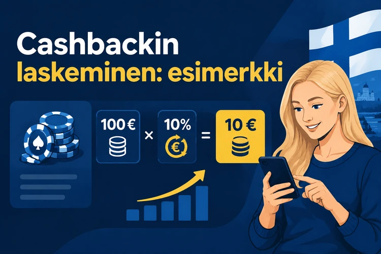 Cashbackin laskeminen: esimerkki