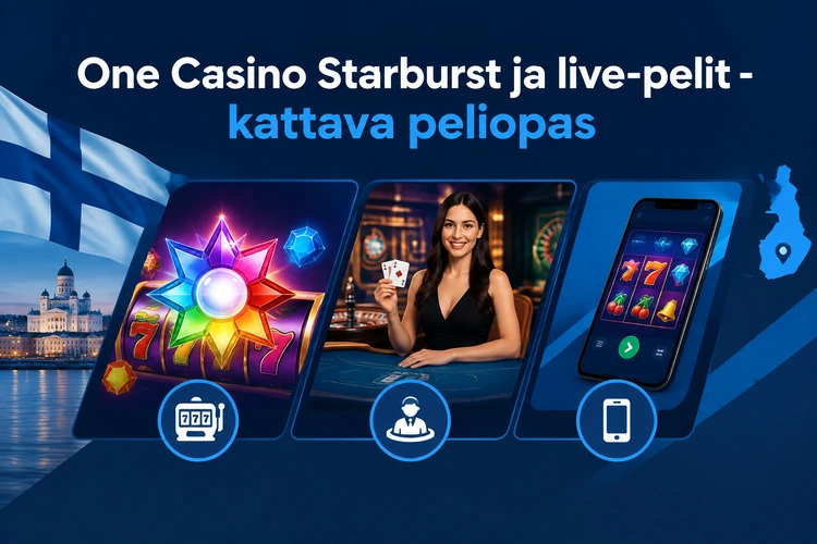 One Casino Starburst ja live-pelit - kattava peliopas