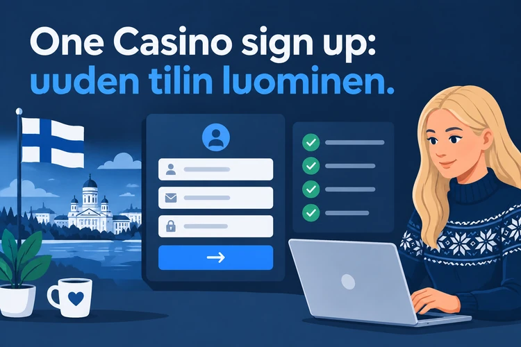 One Casino sign up: uuden tilin luominen