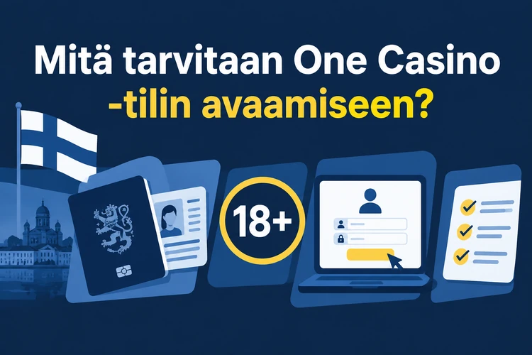 Mitä tarvitaan One Casino -tilin avaamiseen?